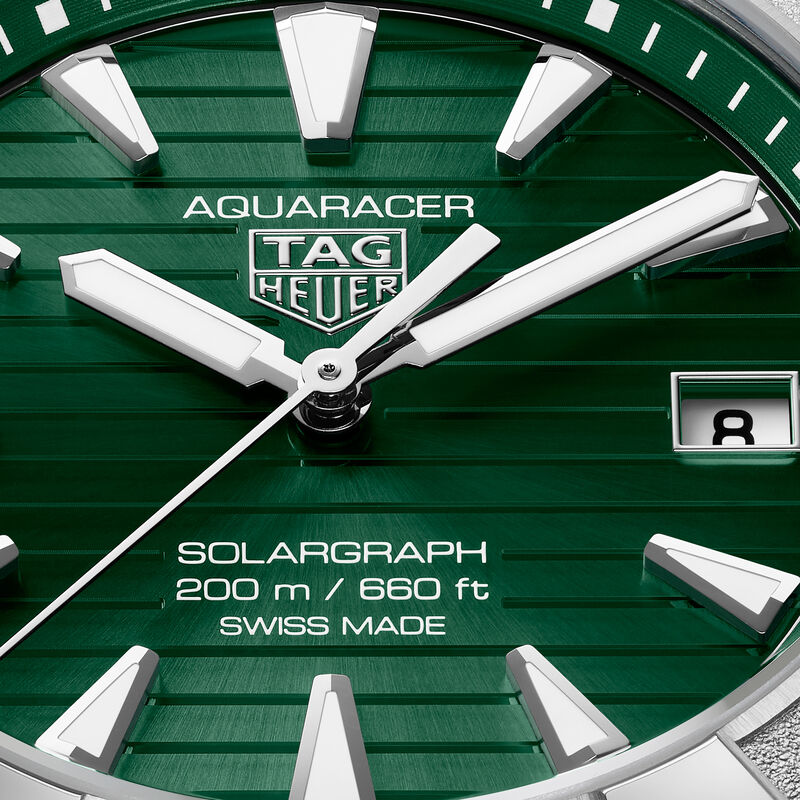 TAG Heuer Aquaracer Professional 200 Solargraph Green Dial Watch, 40mm image number 2