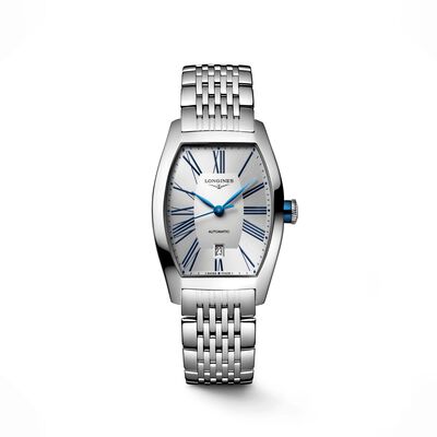 Longines Evidenza Silver Dial Watch, 26mm x 30.6mm