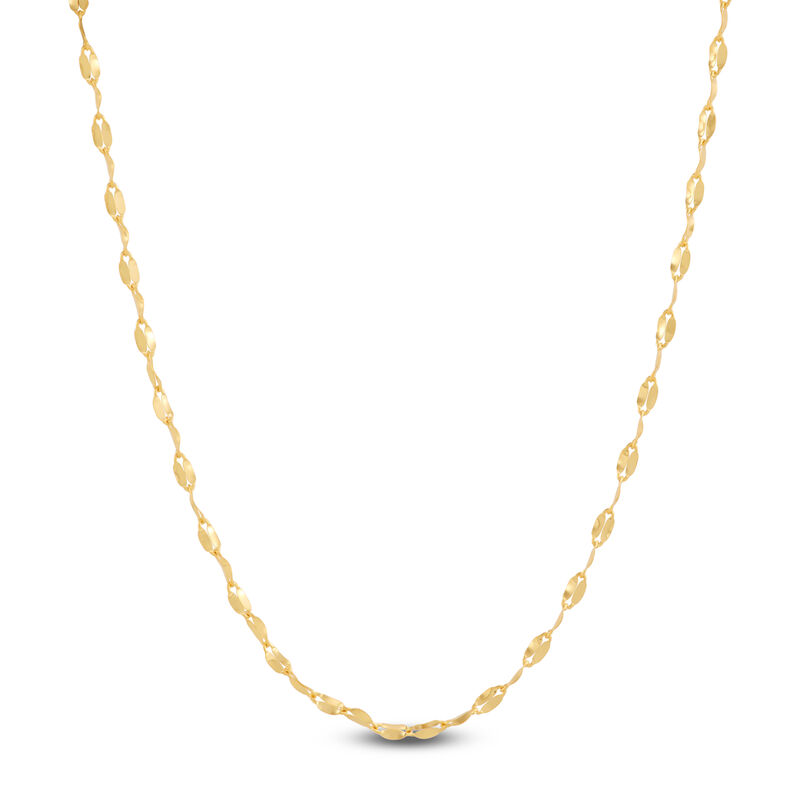 Classic 18-Inch Singapore Chain Necklace, 14K Yellow Gold image number 0