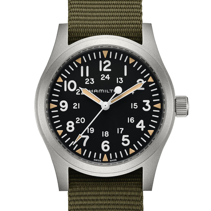 Hamilton Khaki Field Mechanical Watch Black Dial, 42mm image number 0