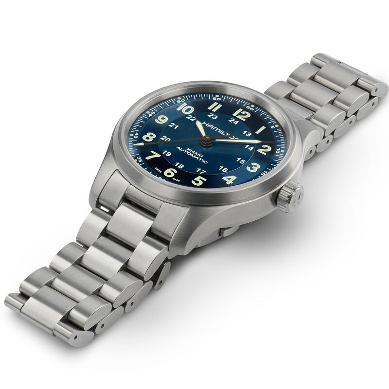Hamilton Khaki Field Titanium Auto Watch Blue Dial, 42mm image number 1