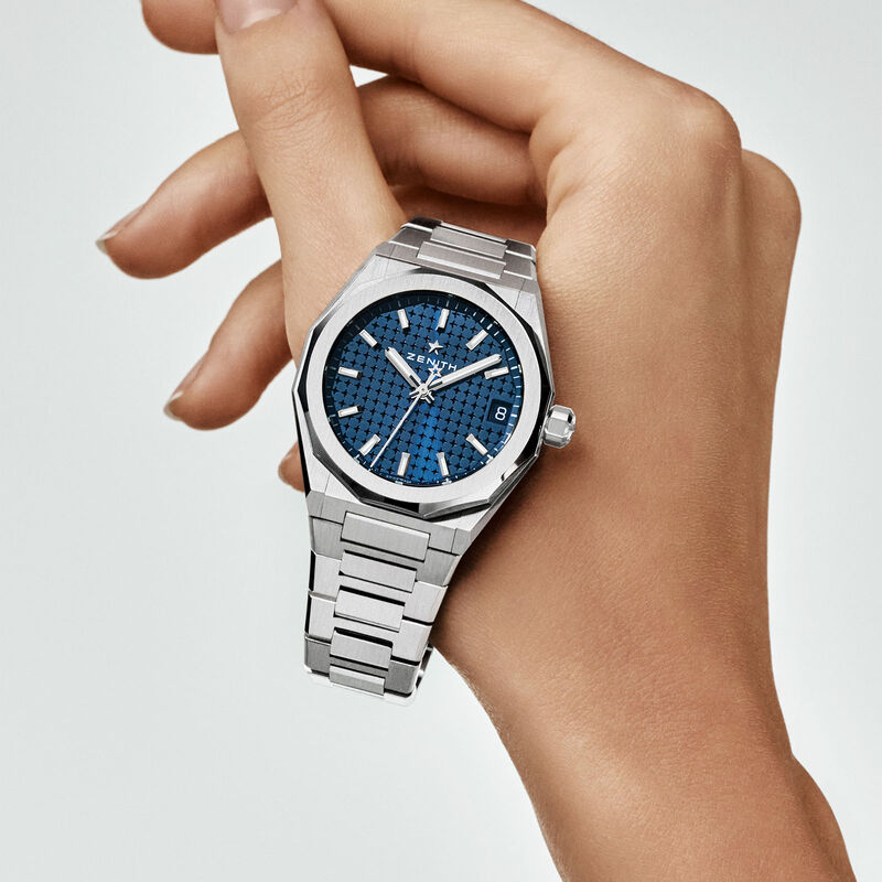 Zenith Defy Skyline Blue Dial Watch, 36mm image number 1