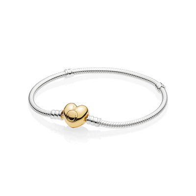 Pandora Shine™ Heart Clasp Silver Bracelet
