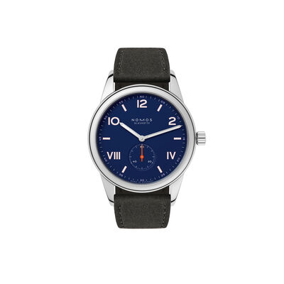 NOMOS Club Campus 38 Night Sky Blue Dial Watch, 38.5mm