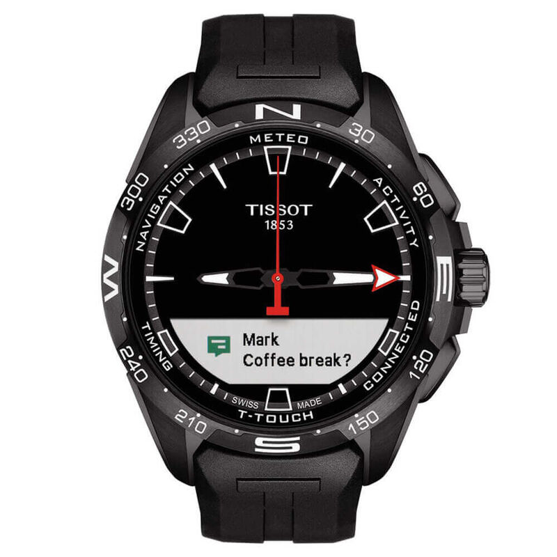 Tissot T-Touch Connect Solar Black PVD Titanium Watch, 47.5mm image number 4
