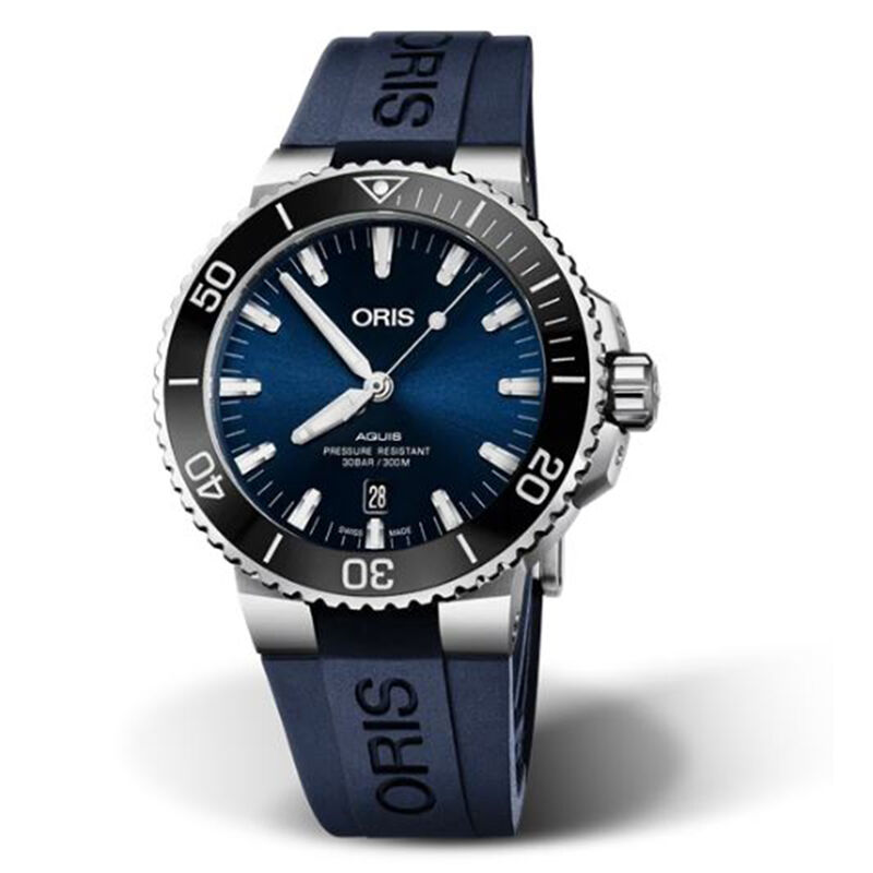 Oris Aquis Date Watch Blue Dial, 43.50mm image number 0