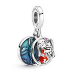Pandora Disney Lilo & Stitch Family Enamel Dangle Charm
