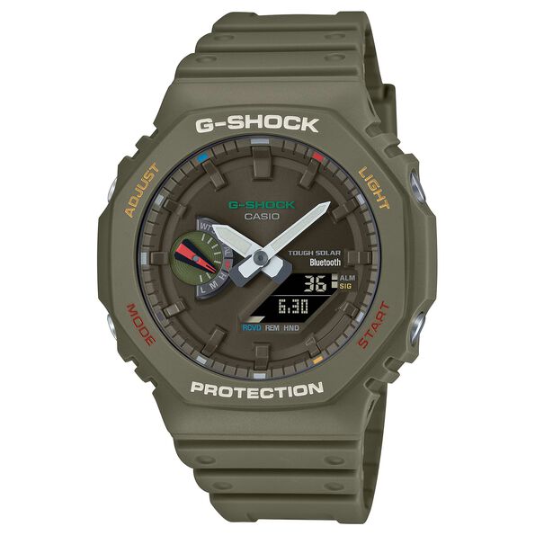 G-Shock GAB2100FC-3A Multi Color Oak Green Dial, 45.4mm
