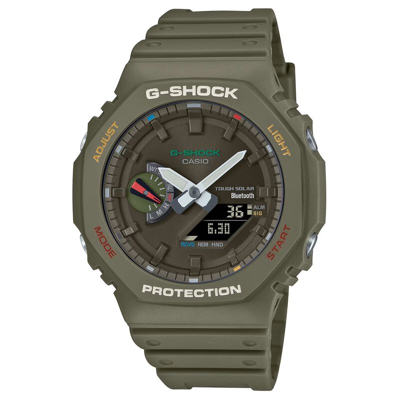 G-Shock GAB2100FC-3A Multi Color Oak Green Dial, 45.4mm image number 0