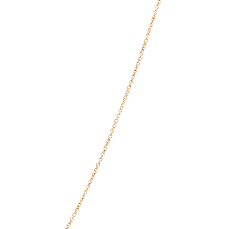 Diamond Bypass Circle Pendant, &frac12; Carat, 14K Yellow Gold image number 4