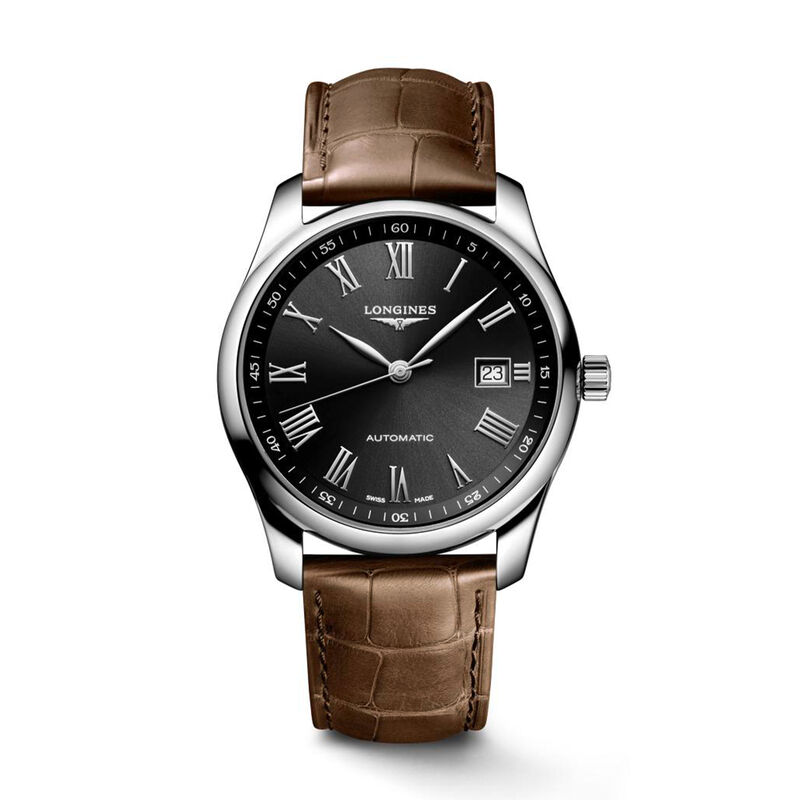 Longines Master Collection Watch Black Dial, 40mm