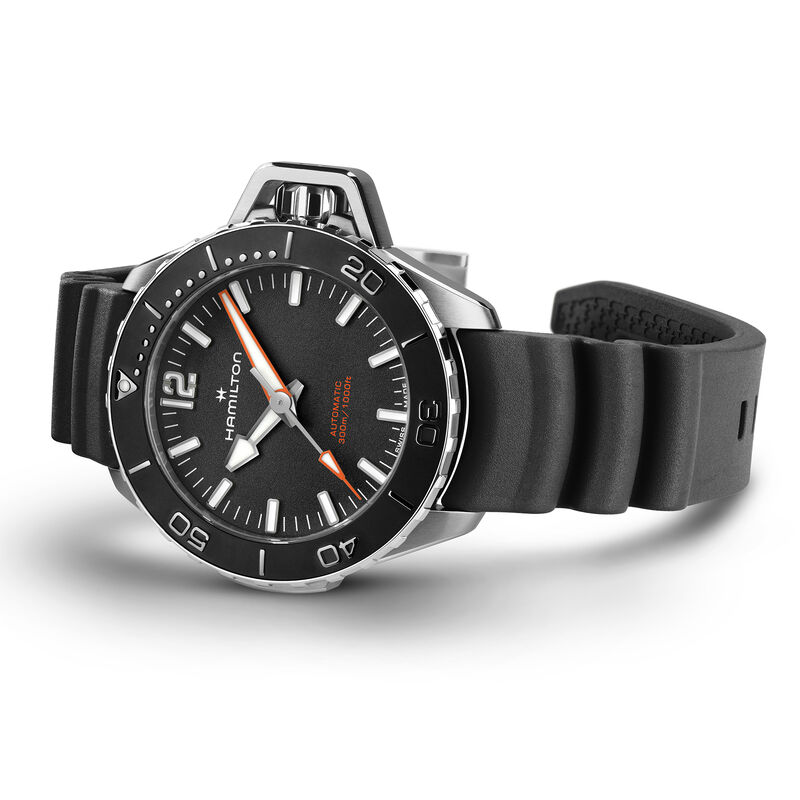 Hamilton Khaki Navy Frogman Auto Black Dial Watch, 41mm image number 1