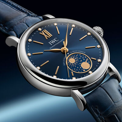IWC Portofino Automatic Day & Night Le Petit Prince Blue Dial Watch, 34mm