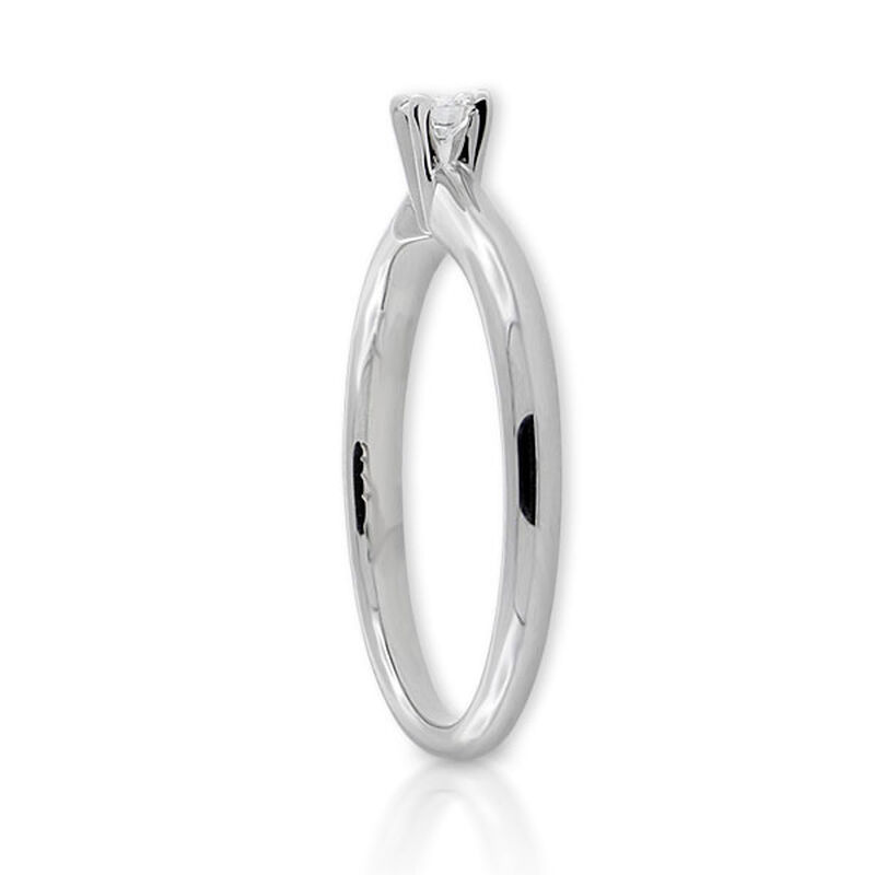 Ikuma Canadian Diamond Ring 14K, 1/10 ct. image number 2