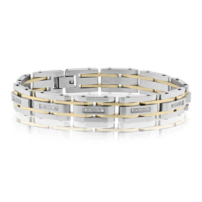 Stainless Steel Diamond Bracelet