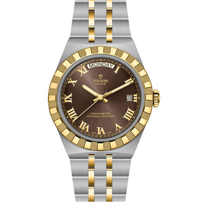TUDOR Royal Brown Dial Watch, 40mm