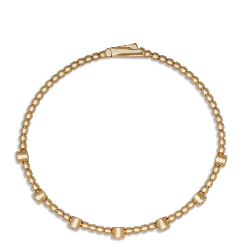 Flexy Diamond Bangle, 14K Yellow Gold image number 1