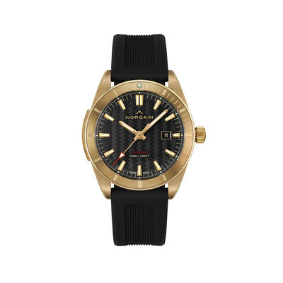 NORQAIN Adventure Sport "GOLDEN HOUR" Chronometer Limited Edition Black Dial Watch, 42mm
