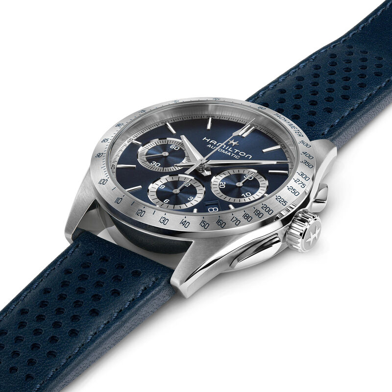 Hamilton Jazzmaster Performer Auto Chrono Blue Dial Watch, 42mm image number 2