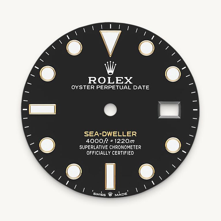 rolex sea-dweller in yellow rolesor - combination of oystersteel and yellow gold, m126603-0001 - intense black dial - ben bridge