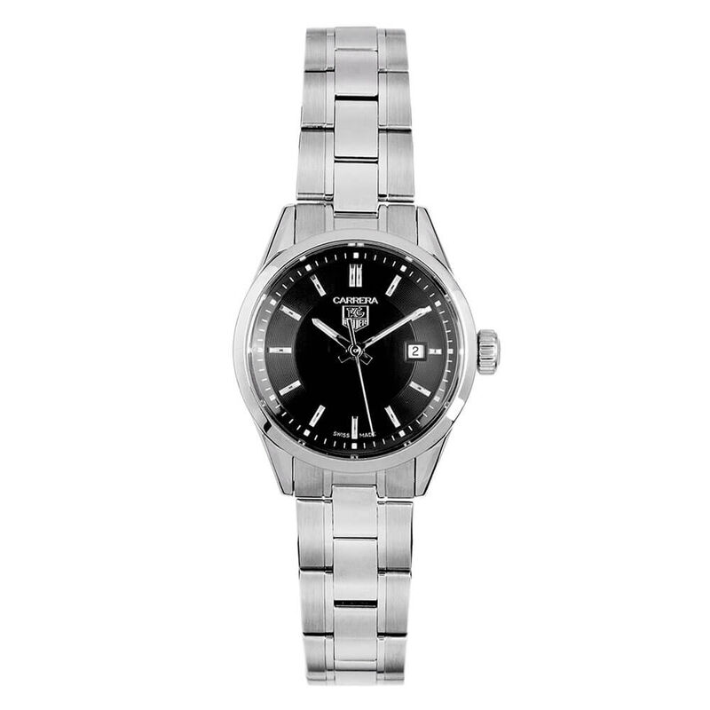 Pre-Owned TAG Heuer Lady Carrera Black Dial Watch, 27mm image number 0