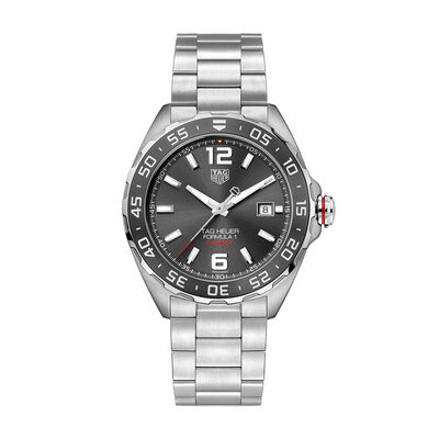 TAG Heuer Formula 1 Calibre 5 Automatic Mens Grey Steel Watch