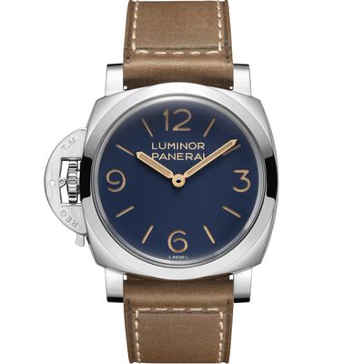 Panerai Luminor Destro Blue Dial Watch, 44mm