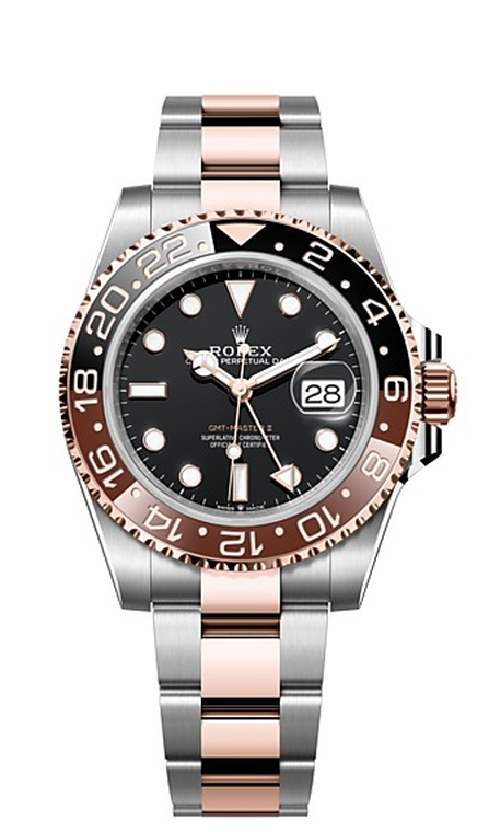 Rolex GMT-Master II Oyster, 40 mm, Oystersteel and Everose gold - M126711CHNR-0002 at Ben Bridge