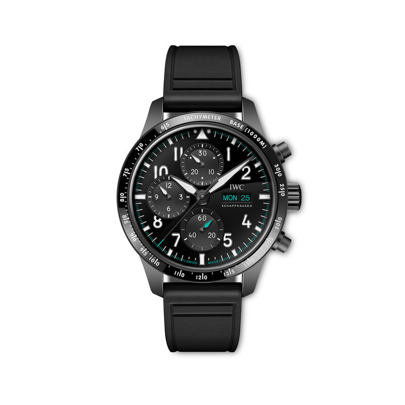 IWC Pilot&rsquo;s Watch Performance Chronograph 41 Mercedes-AMG PETRONAS Formula One&trade; Team Black Dial Watch, 41mm image number 0