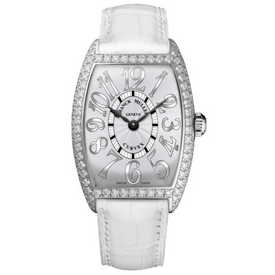 Franck Muller Cintrée Curvex Classic Silver Dial Watch, 31mm x 43mm