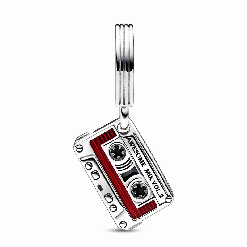 Pandora Marvel Guardians of the Galaxy Cassette Tape Dangle Charm image number 1