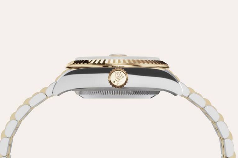 rolex lady-datejust in yellow rolesor - combination of oystersteel and yellow gold, m279173-0007 - yellow rolesor - ben bridge