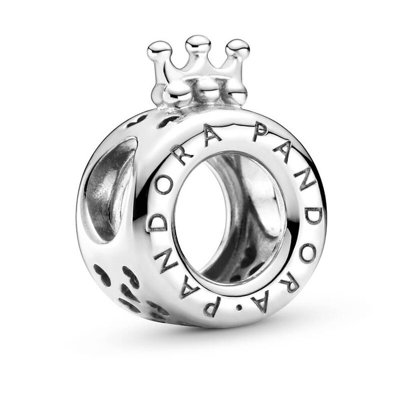 Pandora Logo & Crown O Charm image number 0