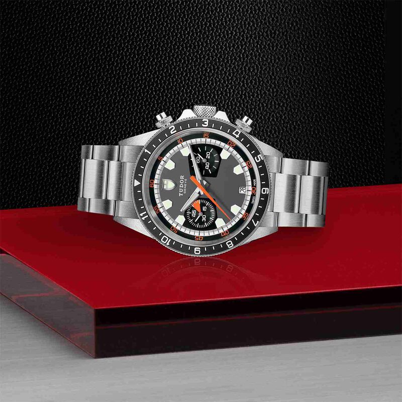 TUDOR Heritage Chrono Watch Steel Case Grey Dial, 42mm image number 3
