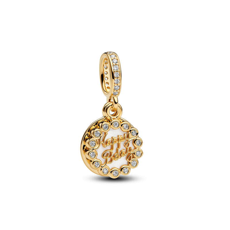 Pandora Happy Birthday Cake Dangle Charm image number 0