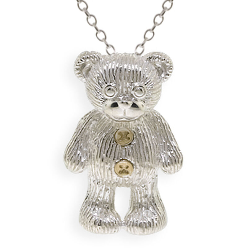 2009 Benny Bear Pendant in Sterling Silver & 14K image number 0