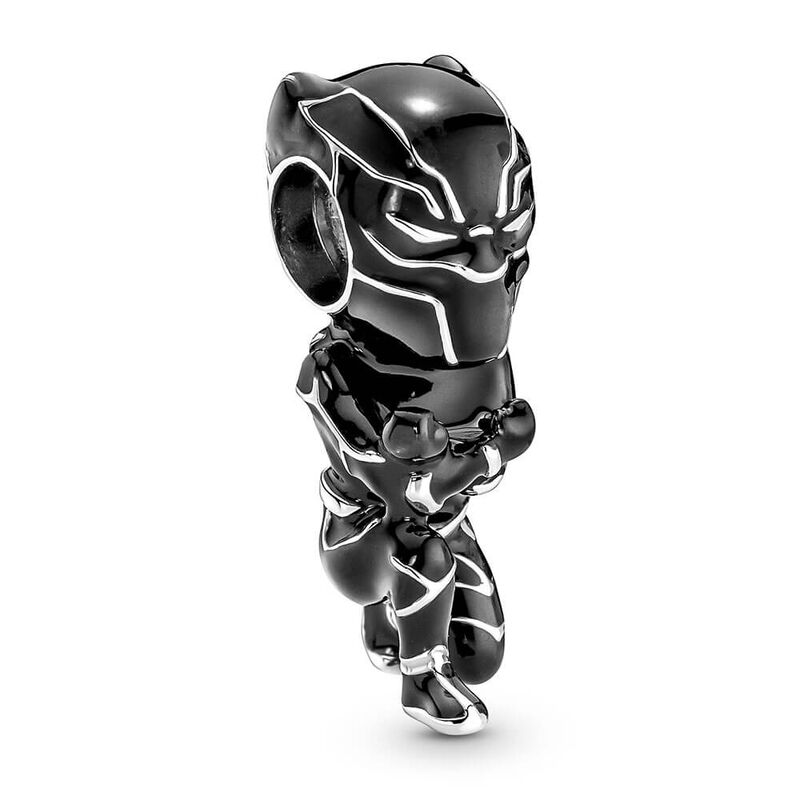 Pandora Marvel The Avengers Black Panther Enamel Charm image number 0