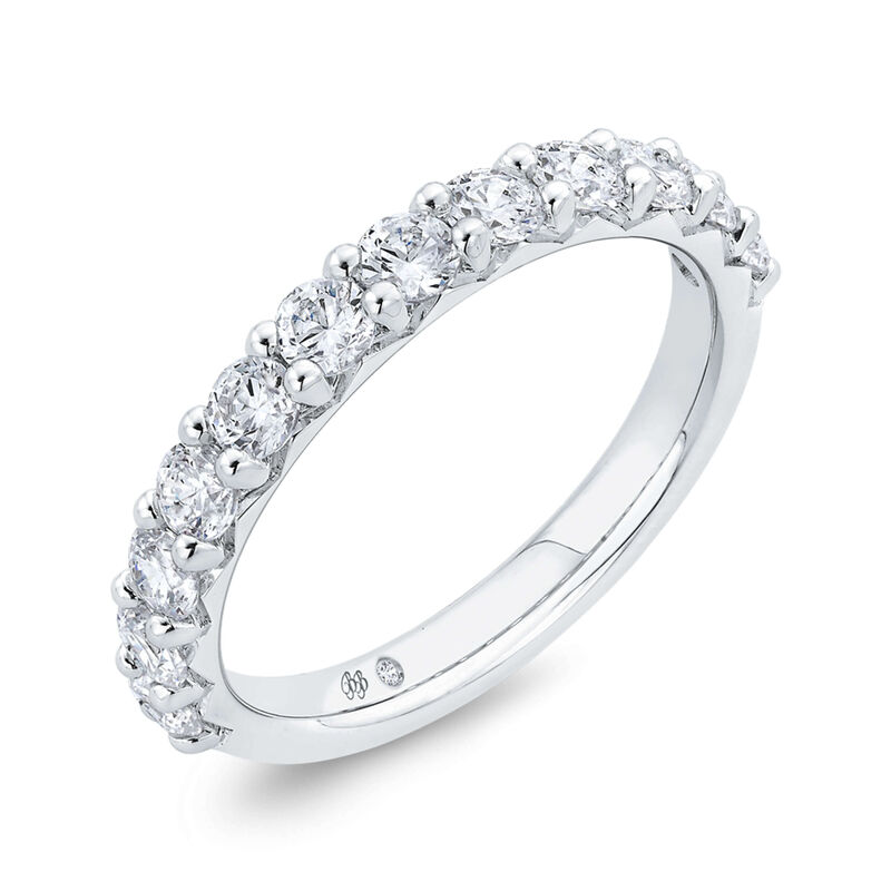 Bella Ponte French Pave Diamond and Platinum Bridal Ring, 1 ctw image number 0