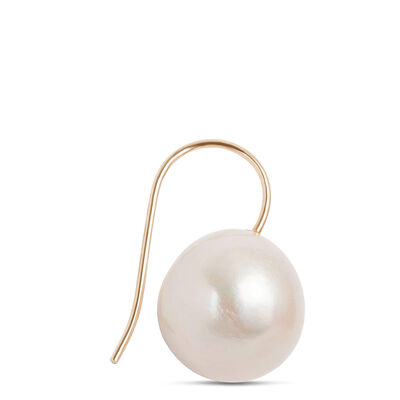 Baroque Cultured Pearl Drop Earrings, 14K Yellow Gold