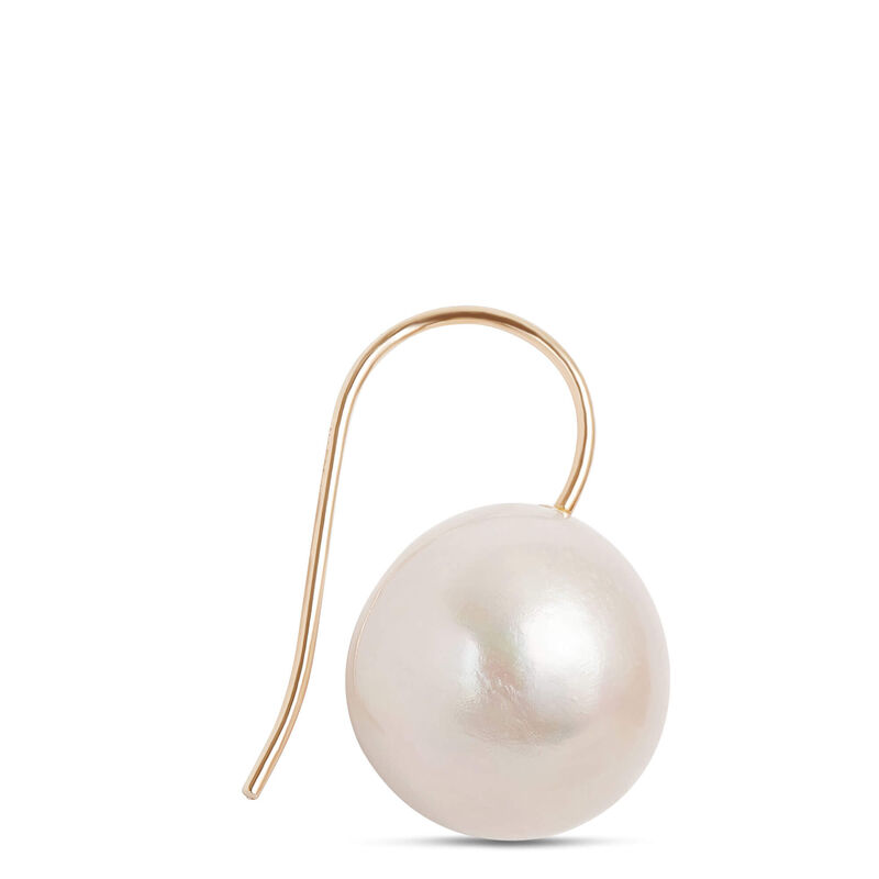 Baroque Cultured Pearl Drop Earrings, 14K Yellow Gold image number 1