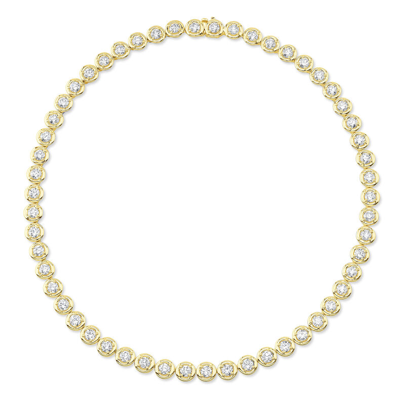 Rahaminov Diamond Choker Necklace, 18K Yellow Gold image number 0