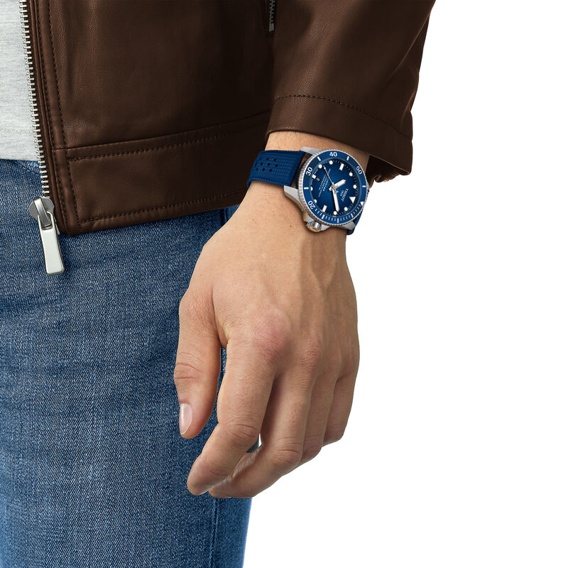 Tissot Seastar 2000 Blue Dial Watch, 44mm image number 3