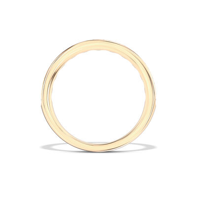 Classic Round Diamond Anniversary Band, 1 Carat Total Weight, 14K Yellow Gold