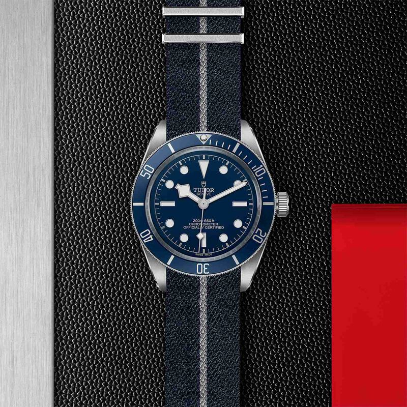 TUDOR Black Bay Fifty-Eight Watch, Steel Case Blue Dial Fabric Strap, 39mm image number 4
