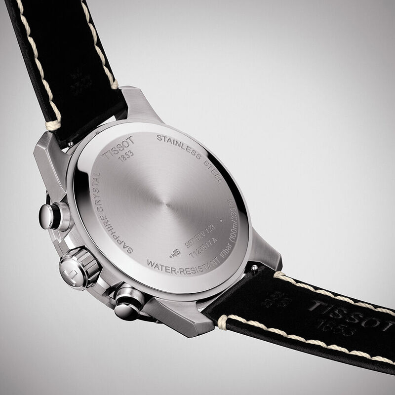 Tissot Supersport Chronograph Black Dial Watch, 45.5mm image number 3
