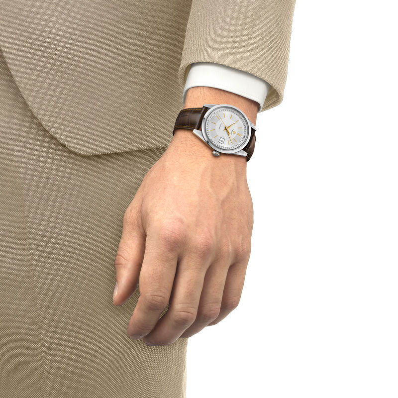 TISSOT Visodate Silver Dial Watch, 39mm image number 3