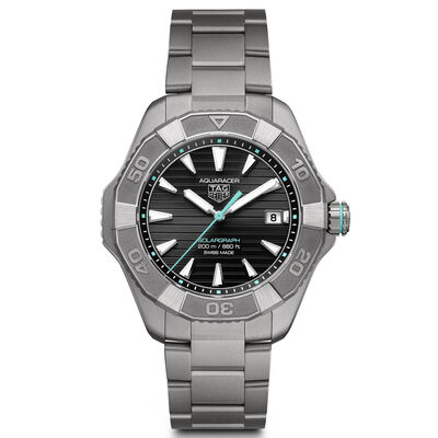 TAG Heuer Aquaracer Professional 200 Solargraph Black Dial Watch, 40mm