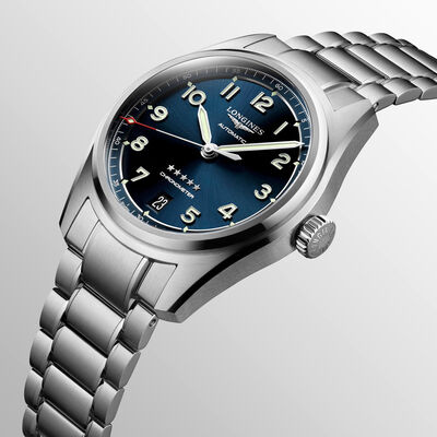 Longines Spirit Blue Dial Watch, 37mm