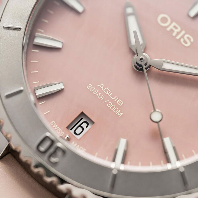 Oris Aquis Date Watch Pink  Dial, 36.5mm image number 4