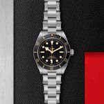 TUDOR Black Bay Fifty- Eight Watch Steel Case Black Dial Steel Bracelet, 39mm